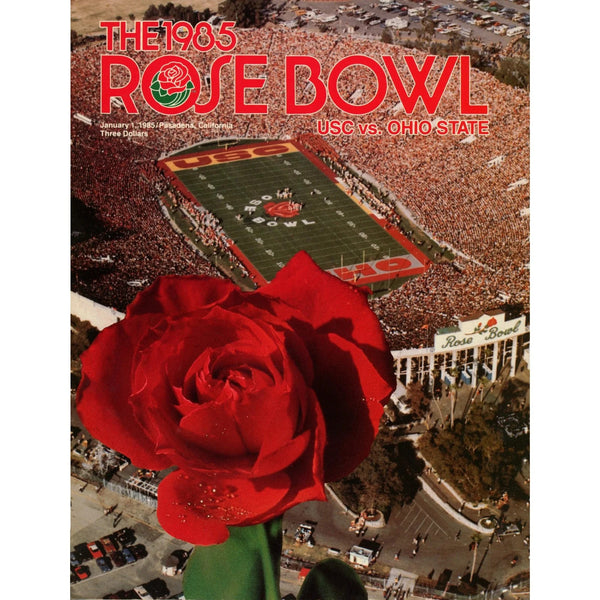 Unautographed Magazine USC Trojans vs Ohio State 1985 Rose Bowl Program 58431
