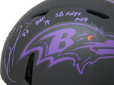 Ray Lewis Signed Baltimore Ravens Authentic Eclipse Helmet HOF & MVP JSA 33748