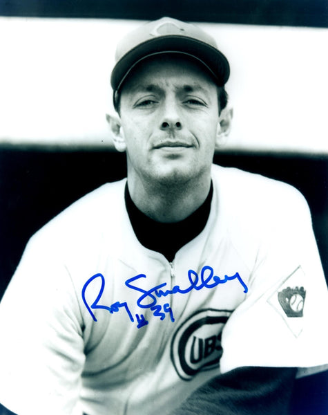 1948-53 Chicago Cubs ROY SMALLEY Signed 8x10 Photo #2 AUTO