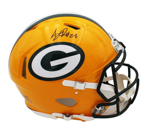 AJ Dillon Signed Green Bay Packers Speed Authentic NFL Helmet