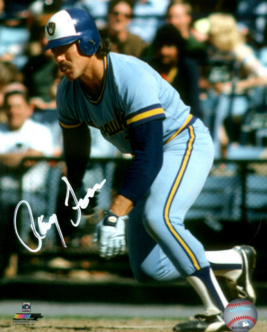 Brewers Catcher RAY FOSSE Signed 8x10 Photo #1 AUTO - 1978-79