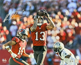 Mike Evans Autographed Tampa Bay 11th Straight 1000 Yard 16x20 Photo Beckett