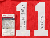 Vernon Maxwell Signed Houston Rockets Jersey inscribed "Mad Max" (JSA COA)