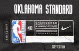 Thunder Shai Gilgeous-Alexander Signed Black Nike City Ed. Jersey JSA #CF72881
