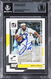 Jazz Mike Conley Authentic Signed 2022 Donruss #112 Card BAS Slabbed