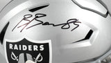 Brock Bowers Autographed Las Vegas Raiders F/S Speedflex Helmet - Beckett W Holo