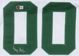 Robert Parish Signed Boston Celtics Career Highlight Shamrock Jersey (Beckett)