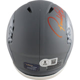 Ronde Barber Autographed Tampa Bay Buccaneers Slate Mini Helmet Beckett 49219