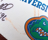 Florida Gators Logo Tim Tebow Football Signed by Tebow, Wuerffel, Aikman McMahon