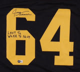 Jerry Kramer Signed Idaho Vandals Jersey Inscribed Last To Wear No. 64 (Beckett)