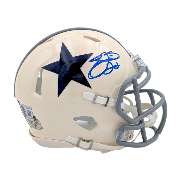 Emmitt Smith Signed Dallas Cowboys Retro Series Mini Helmet - Beckett