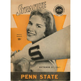 Unautographed Magazine Penn State vs Syracuse 1962 Program 58474