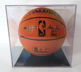 Miles Bridges Autographed Spalding Basketball W/ Case and Nameplate