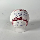 Don Newcombe Autographed/Multiple Inscriptions Official MLB Baseball JSA COA