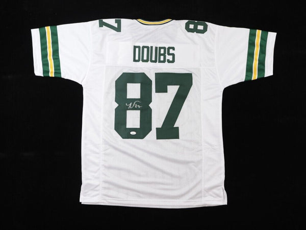 Romeo Doubs Signed Green Bay Packers Jersey (JSA COA) 2022 4th Rnd Pk /Nevada WR