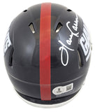 Giants Harry Carson Authentic Signed 1981-98 TB Speed Mini Helmet BAS Witnessed