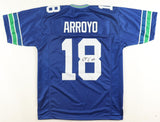 Elijah Arroyo Signed Seattle Seahawks Jersey (JSA) Ex Miami Hurricanes Tight End