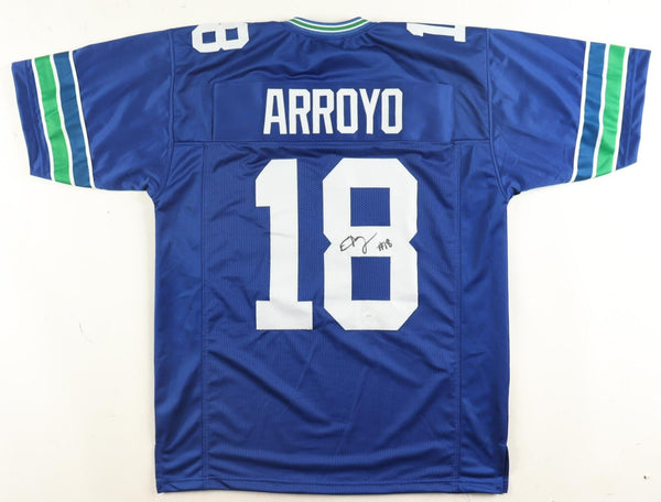 Elijah Arroyo Signed Seattle Seahawks Jersey (JSA) Ex Miami Hurricanes Tight End