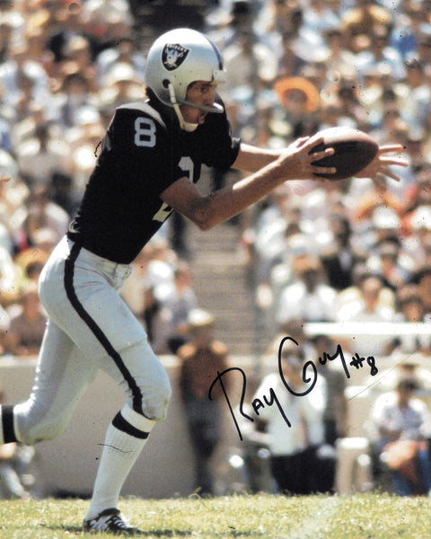 Ray Guy Autographed Signed 8x10 Photo Oakland Raiders SKU #247478