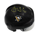 Jaromir Jagr Signed Pittsburg Penguins Sportstar Black NHL Mini Helmet