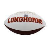 Ricky Williams Signed Texas Longhorns Embroidered White Football w- Insc