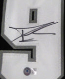 San Antonio Spurs Tony Parker Autographed Black Jersey Beckett BAS QR #W685760