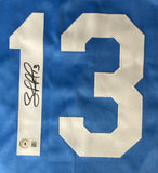 Salvador Perez Kansas City Signed Custom Light Blue Baseball Jersey BAS
