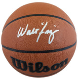Knicks Walt Frazier Authentic Signed Wilson Basketball BAS Witnessed
