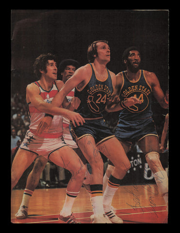 Rick Barry, Clifford Ray & Mike Riordan Autographed 8x11 Magazine Photo 237736