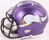 Alan Page Signed Minnesota Vikings Speed Mini Helmet (JSA QR Code Card)