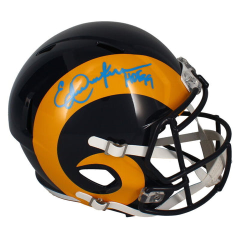Eric Dickerson Autographed "HOF 99" Rams Full Size Speed Helmet Beckett