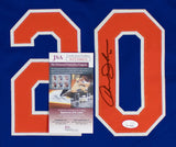 Howard Johnson Signed New York Mets Jersey (JSA COA) 2xWorld Series Champ 84/ 86