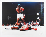 Muhammad Ali Authentic Signed 24x36 Vs. Sonny Liston Canvas PSA/DNA Itp #3A40176