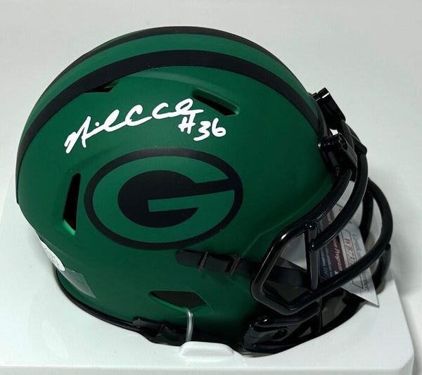 Packers NICK COLLINS Signed Riddell 2025 RAVE Speed Mini Helmet AUTO - BAS