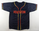 Hunter Brown Signed Houston Astros Jersey (Beckett) 2022 World Champ / Pitcher
