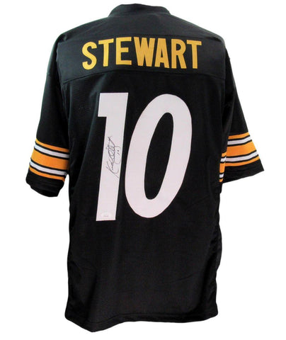 Kordell Stewart Autographed Custom Black Football Jersey Steelers JSA 179788