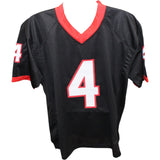Champ Bailey Autographed/Signed College Style Sz XL Black Jersey Beckett 44024