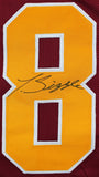Terrell Suggs "T-Sizzle" Authentic Signed Maroon Pro Style Jersey BAS Witnessed