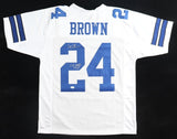 Larry Brown Signed Dallas Cowboys Jersey Inscribed "S.B. XXX MVP" (JSA COA) D.B.