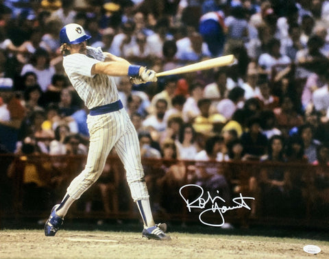 Brewers ROBIN YOUNT Signed 16x20 AUTO Photo #8 AUTO ~ HOF '99 ~ MVP 82 & 89 JSA
