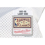 Larry Bird Autographed/Signed Boston Celtics M&N White Jersey Beckett 42036