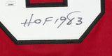 Bobby Hull Signed Custom Red Hockey Jersey HOF 1983 Golden Jet Insc JSA
