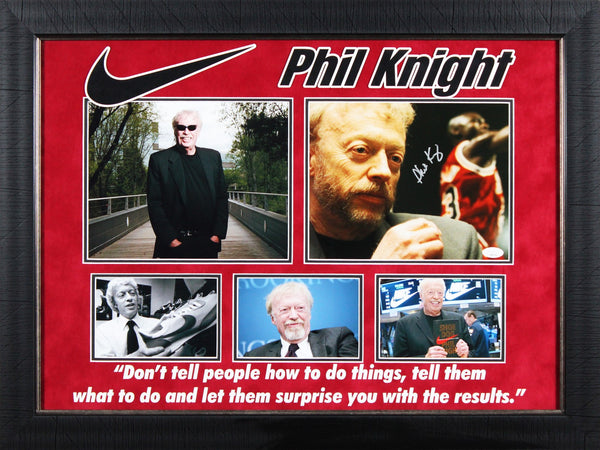 Phil Knight Nike Founder Authentic Signed 8x10 Framed Photo JSA #AD97736