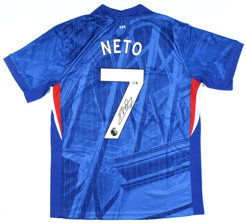 Pedro Neto Autographed Chelsea Home Soccer Jersey #7 - Beckett W Hologram *M