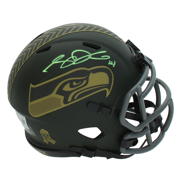 Sam Darnold Autographed Seattle Seahawks 2025 STS Speed Mini Helmet Beckett