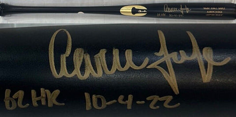 Aaron Judge Yankees Signed Chandler Game Model Bat 62 HR 10-4-22 Auto Fanatics