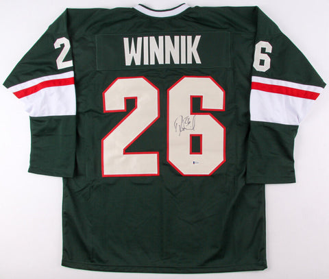 Daniel Winnik Signed Minnesota Wild Jersey (Beckett) Playing career 2006-present