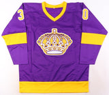 Rogie Vachon Signed Los Angeles Kings Jersey (JSA COA) 3xStanley Cup Champion