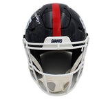 Lawrence Taylor Signed New York Giants SpeedFlex Authentic Throwback Blue Helmet