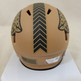 TREVOR LAWRENCE SIGNED JACKSONVILLE JAGUARS STS 2 SPEED MINI HELMET FANATICS QR